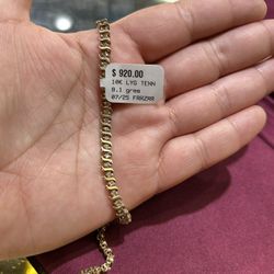 10k Tennis Bracelet 💎