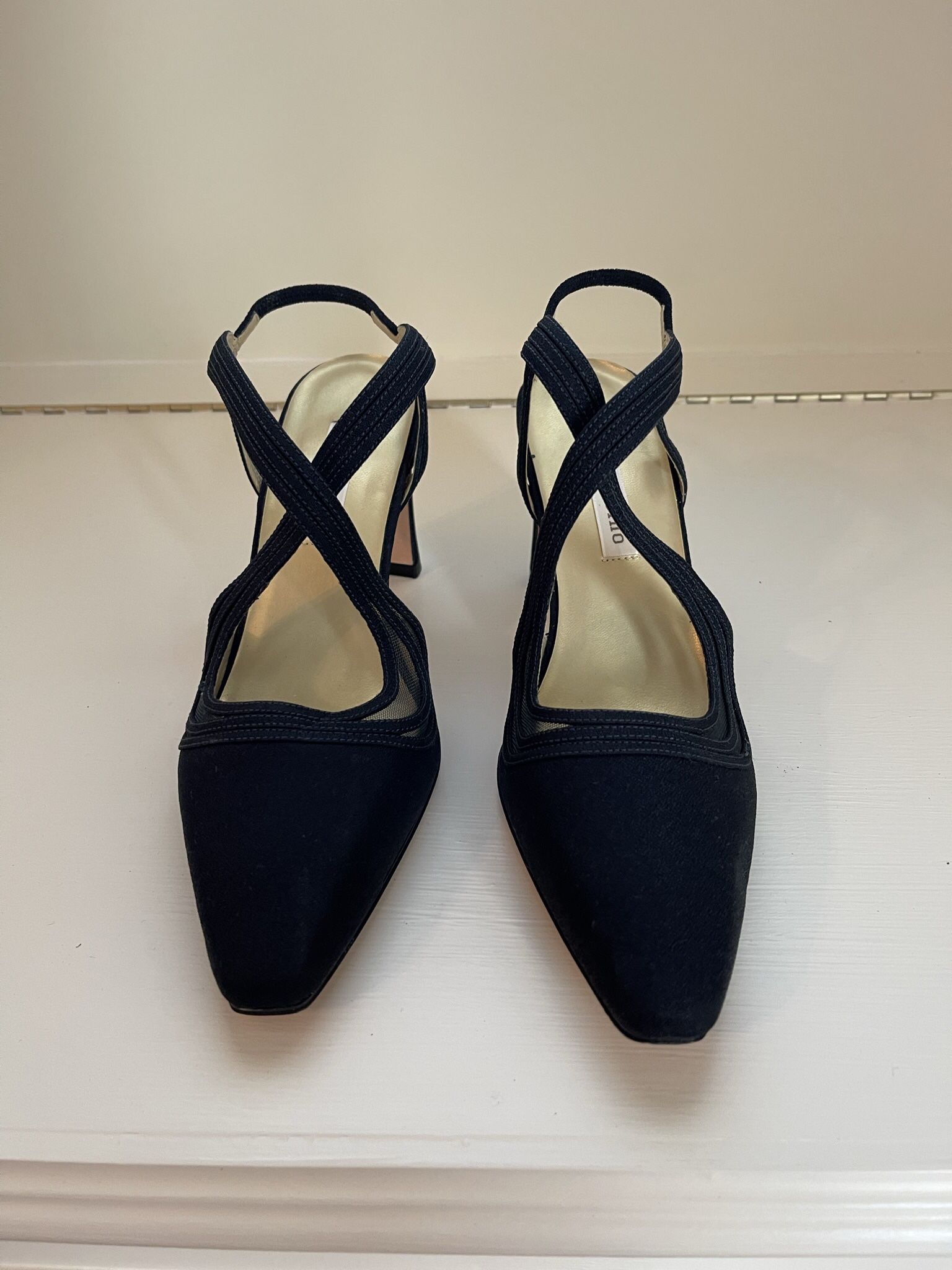 Ann Marino Navy Heels