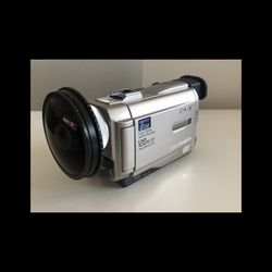 SONY MiniDV Handycam Camcorder With Fisheye