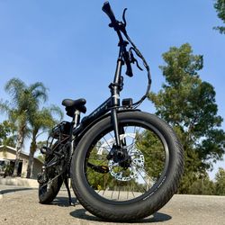 Folding Electric Bike w/ Dual Battery & Long Range