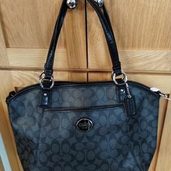 Black Coach Tote