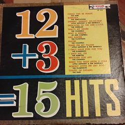 VARIOUS: 12 + 3 = 15 hits LP Record Vinyl