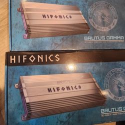 New Hifonics Amps Brutus 3300 Is 280 And Zues 1200x1 Is 
