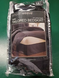 SMOOTH WEAVE TWIN TAILORED BEDSKIRT