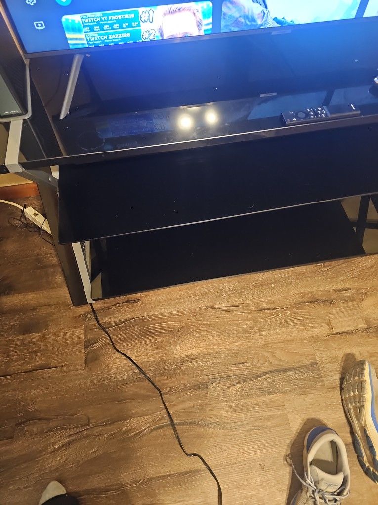 Glass TV Stand