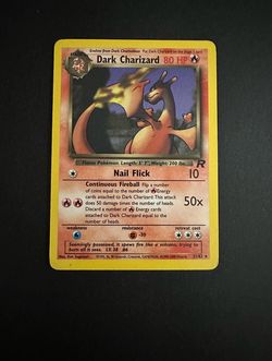 Pokemon team rocket dark Charazard none holo 21/82
