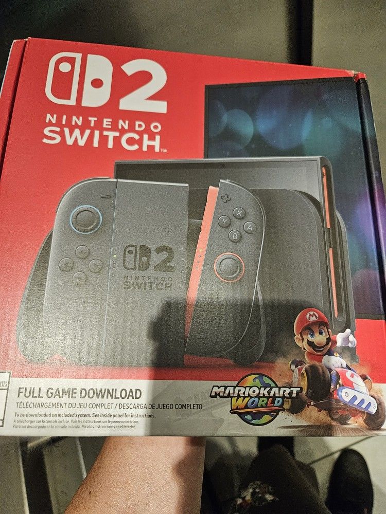 Nintendo switch 2 w msrio kart new