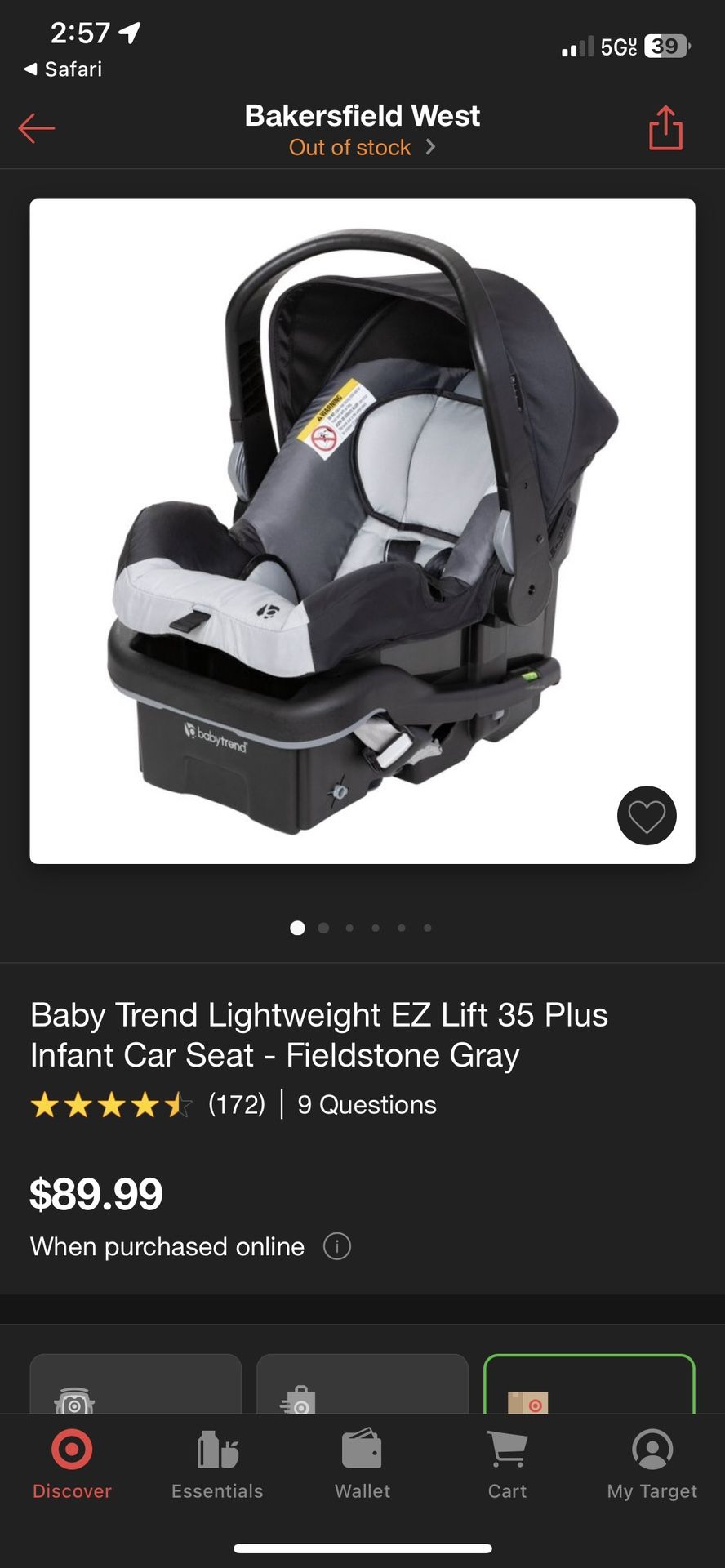 infant-car-seat-without-base-stroller-for-sale-in-bakersfield-ca