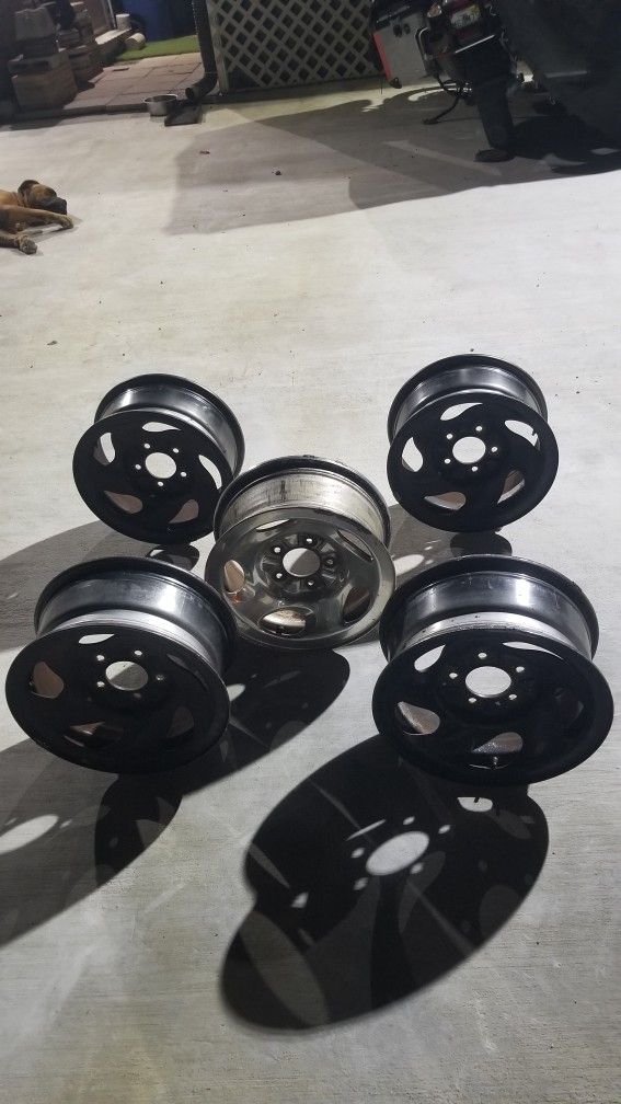 1998 to 2003 FORD F150 OEM FACTORY RIMS / WHEELS
BOLT PATTERN 5X135(5X5.3)
BORE: 87.1