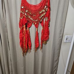 Beaded Shawl Front Tie 