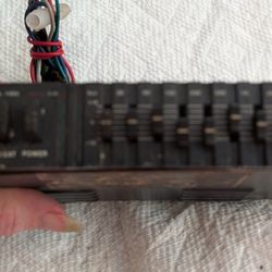 Very Rare Vintage Tancredi TXL-1000 Graphic Equalizer, 10 Band Fader, Defeat, 16K Hz, Brackets. East