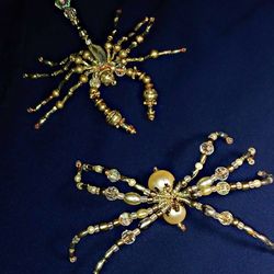 Handmade Beaded Spiders And Scorpions