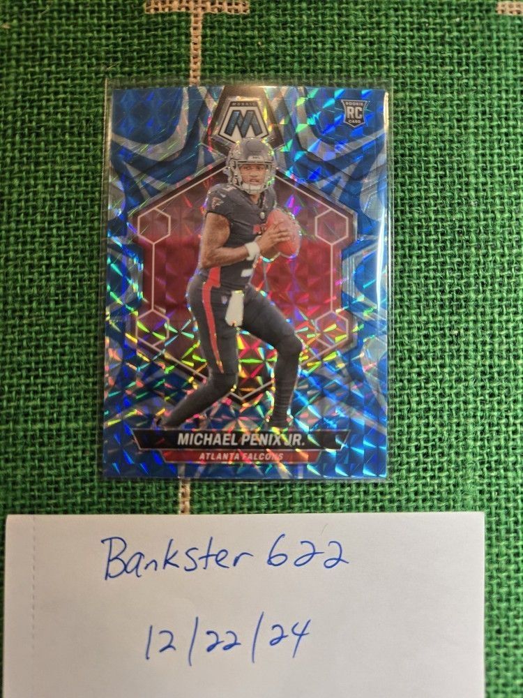 2024 Panini Mosaic Michael's PENIX JR Blue REACTIVE