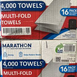Marathon Multi-Fold Towels (16x250) 4,000 Case 