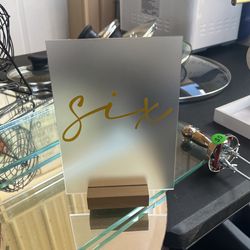 Table Numbers With Stands 
