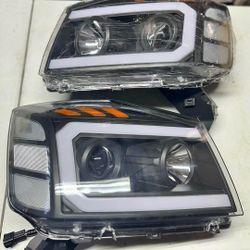 04-15 Nissan Titan|05-07 Nissan Armada LED Headlights Faros Calaveras Micas Luces