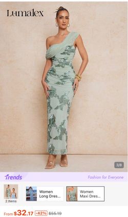 Sage green Dress