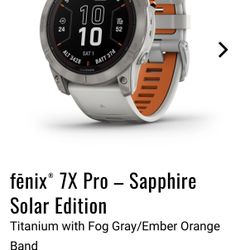 Garmin Fenix  7X  Pro Sapphire Solar