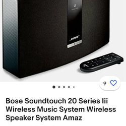 Bose sound touch 20 series Ⅲ wireless