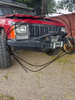 Jeep Cherokee xj bumper hard Steel wit winch