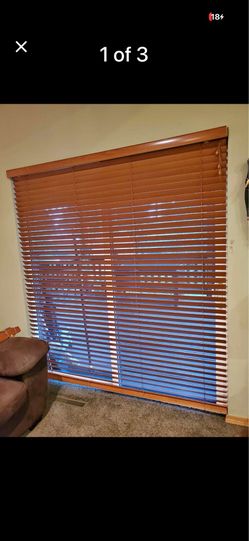 Custom wood blinds