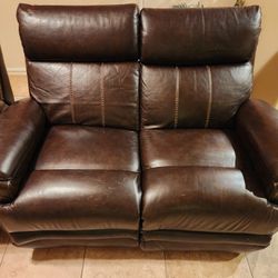 Leather Electric Reclining Couch