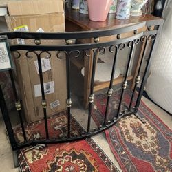 Iron Fireplace Screen 