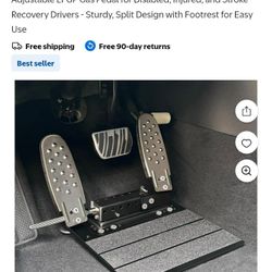 portable foot pedals for disabled  driver