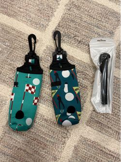 Golf ball sleeve + groove cleaner