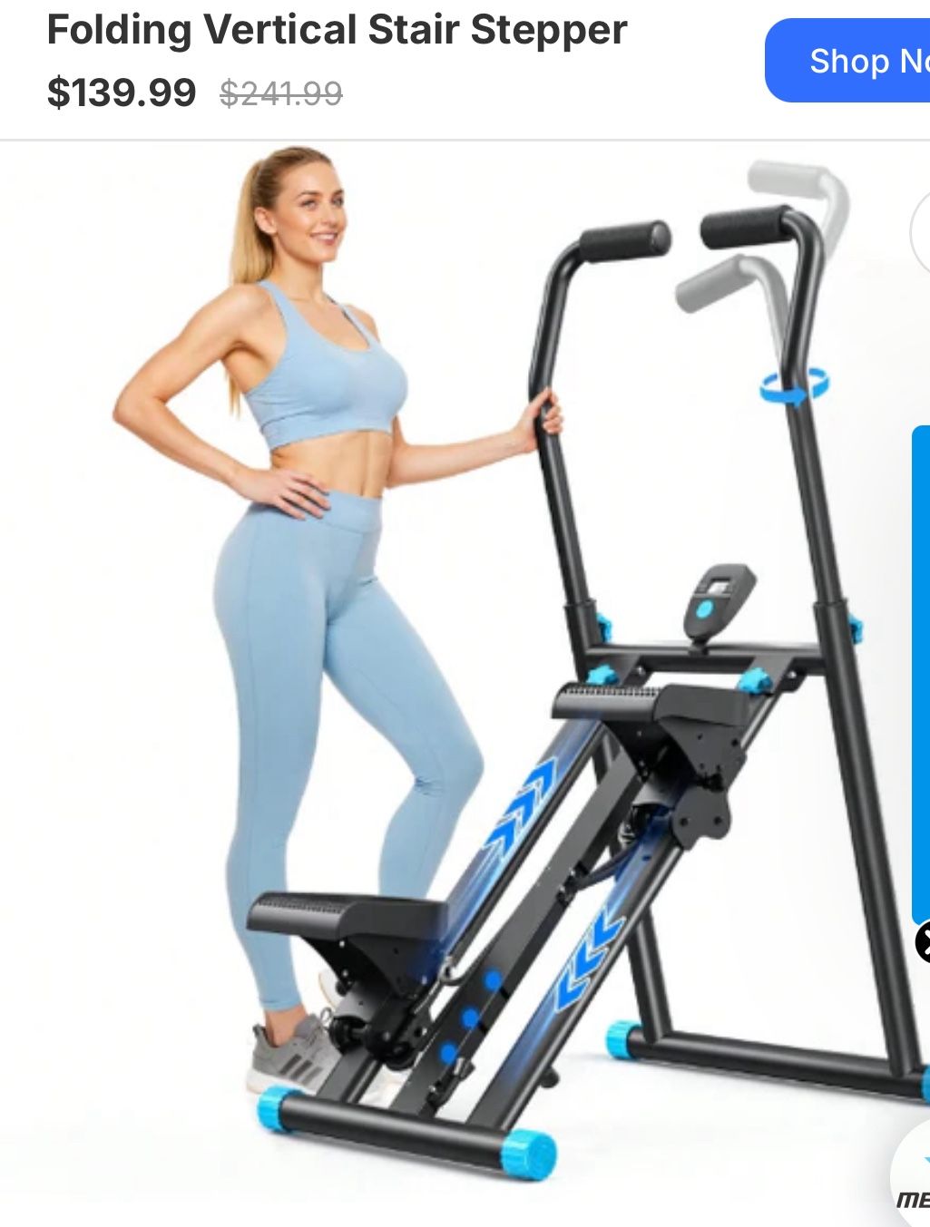 MERACH Sliding Machine Stair Stepper