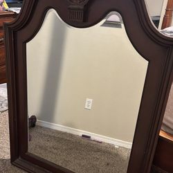 Solid Wood Mirror For Dresser Free