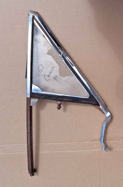 1967 Chevy Camaro Wing Vent Window Assembly Passenger Side