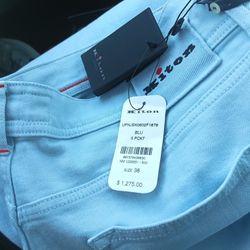 kiton designer pants. priced at 1,2750