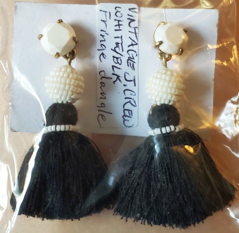 Vintage J. Crew Earrings.  Signed. 