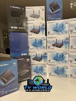 SuperBOX Super box S7 Models Max, S7 Pro, S6 Ultra, Supreme & Vsee V6 Plus, V6 Max Vsee Elite Mini, Elite Ultra 8 Authorized Wholesale distributors