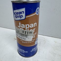 (6) Klean Strip Japan Drier Pint. $5 Each Must Pick Up