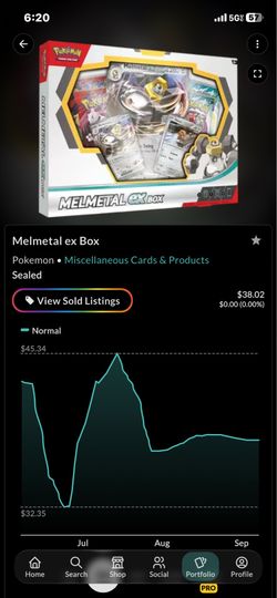Pokémon Melmetal ex Box Sealed