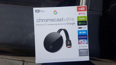 New CHROMECAST Ultra $45