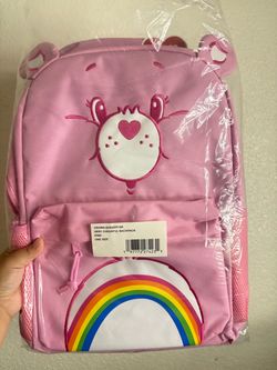 Pink Care Bear backpack!