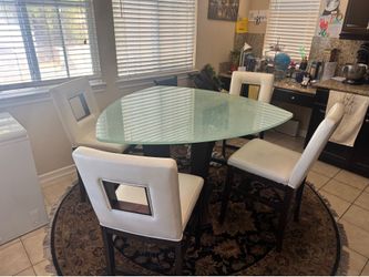 Kitchen table set with 4 chairs