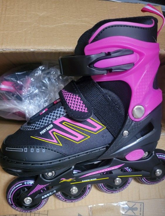 Kids Adjustable Light Up Skates