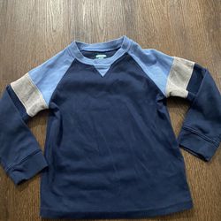Boys Blue Longs Leave Shirt Size 5t By Garanimals #5