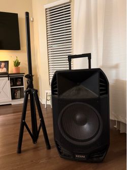 ION Total PA Premier Bluetooth Speaker + Tripod Stand