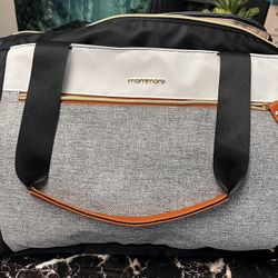 Like New, Mommore Breast Pump Bag Diaper Tote Bag. See Description