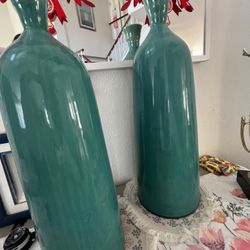 Blue Decor Bottles