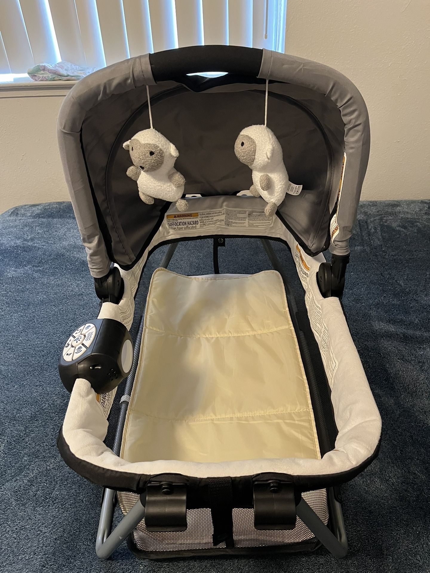 Baby Bassinet, Changing Station And Baby Carrier