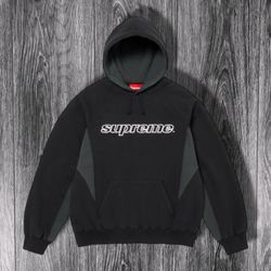 Supreme Division Hooded Sweatshirt ‘Black’ New Size Large