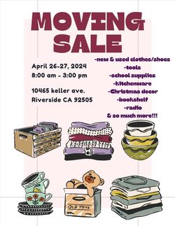 Moving Sale!