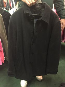 Mens large gap pea coat