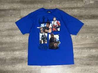 Star Wars T Shirt Promo Tee Lucasfilm Short Sleeve Blue Men’s XL